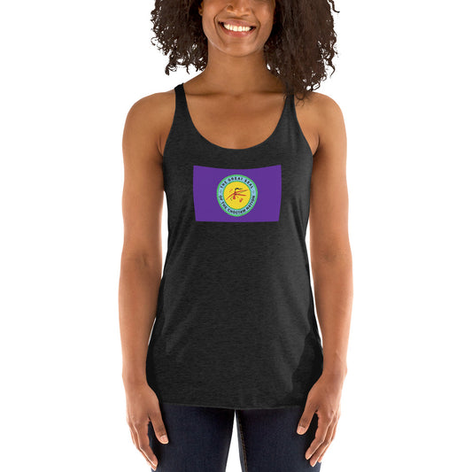 Choctaw Indian Native American Pride Ancestry Tribe Flag Women's Racerback Tank Top