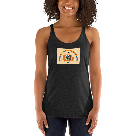 Navajo Indian Native American Pride Ancestry Tribe Flag Women's Racerback Tank Top