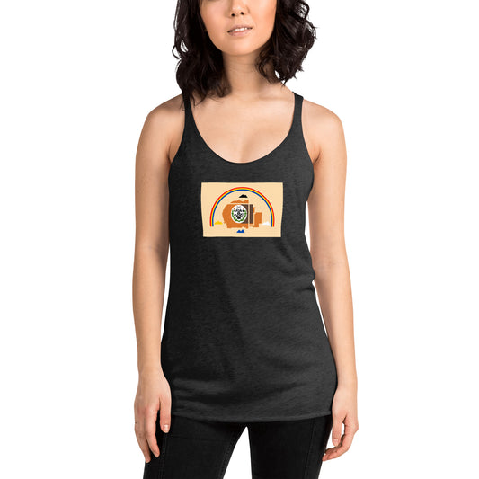 Navajo Indian Native American Pride Ancestry Tribe Flag Women's Racerback Tank Top