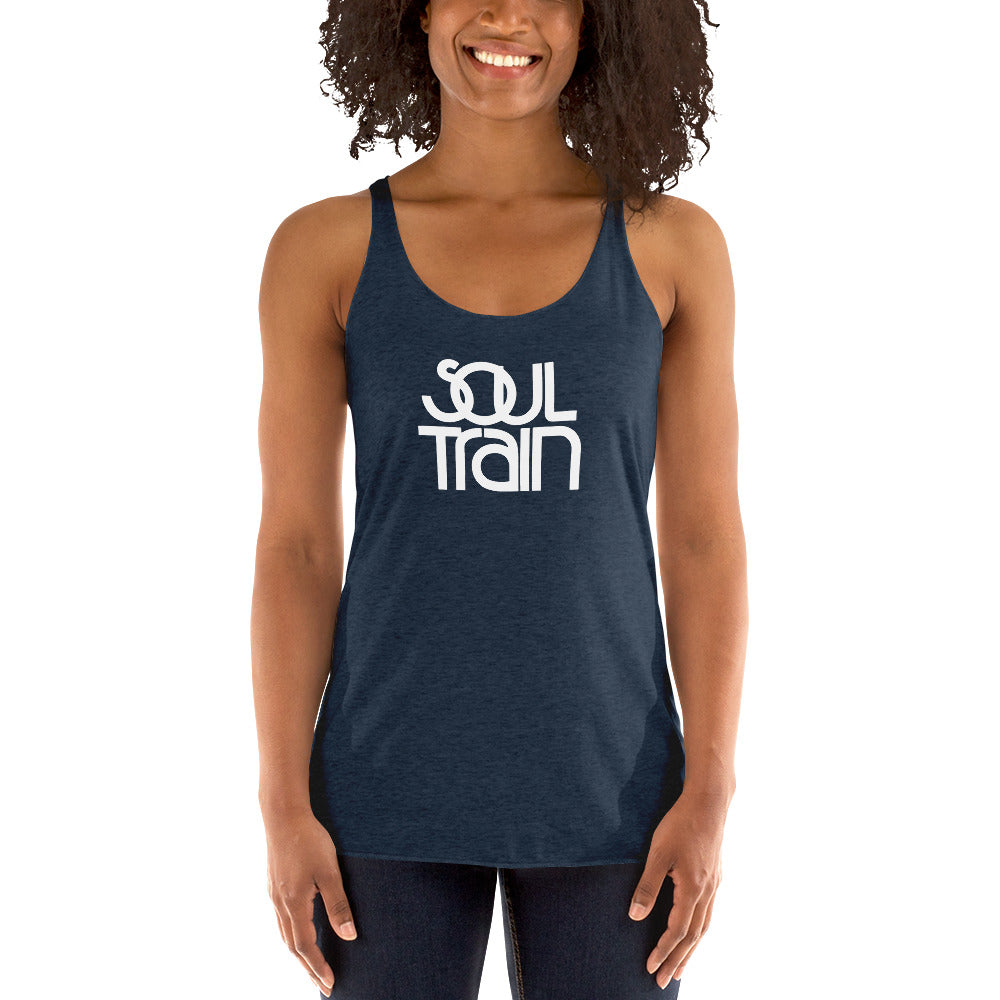 Soul Train Old School 70s Dance TV Show Women's Racerback Tank Top