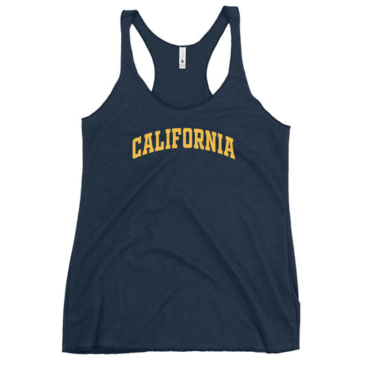 California Fan College Football Cal Women's Racerback Tank Top