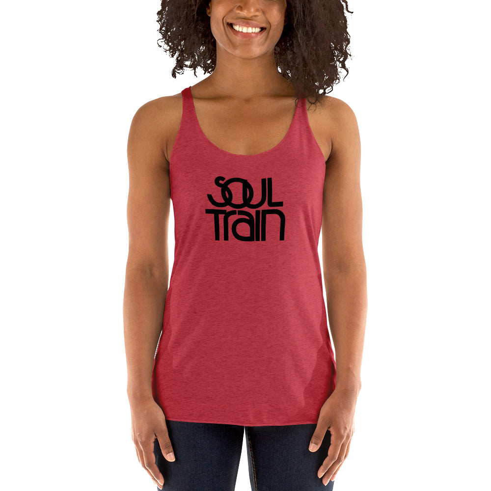 Soul Train Old School 70s Dance TV Show Women's Racerback Tank Top