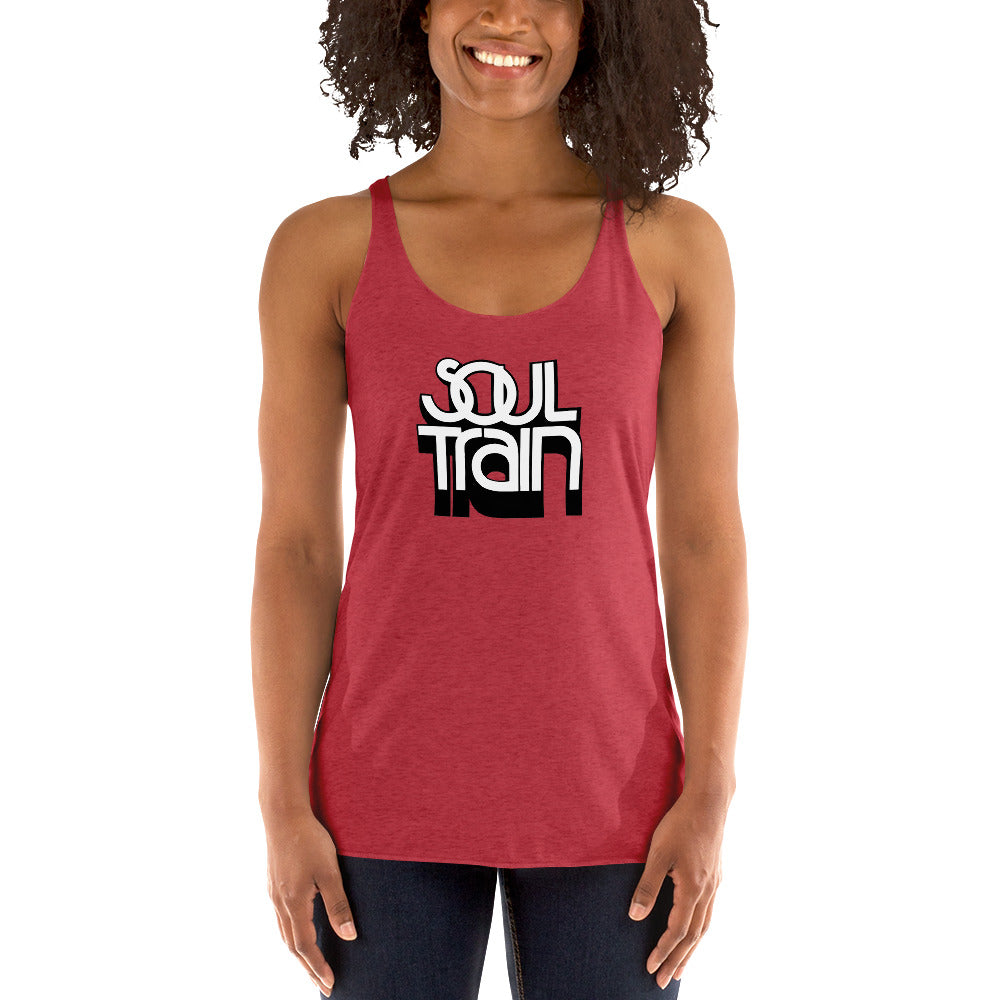 Soul Train Old School 70s Dance TV Show Women's Racerback Tank Top