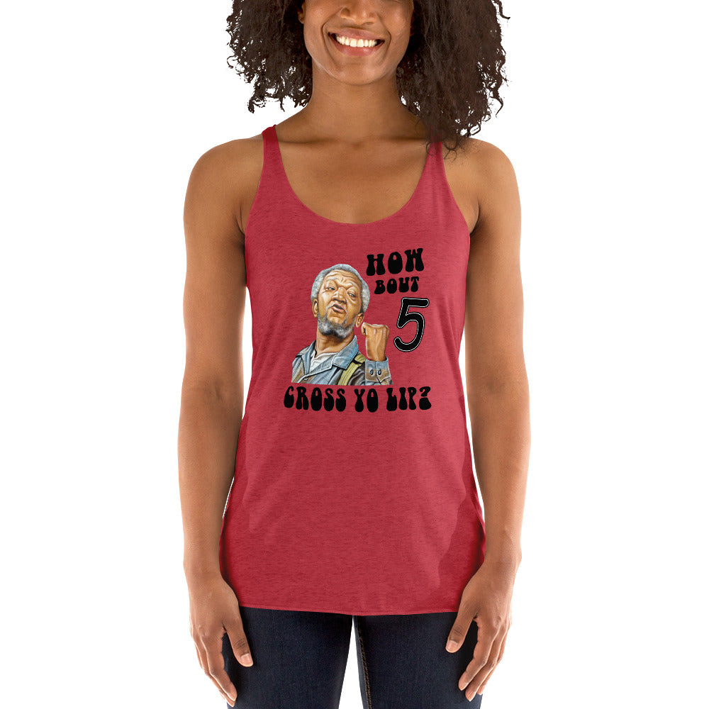 Funny Old School 70s Sanford Sitcom Comedy TV Show Women's Racerback Tank Top