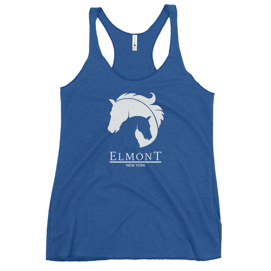 Cool Belmont Horse Racing Track Derby Fans Women's Racerback Tank Top