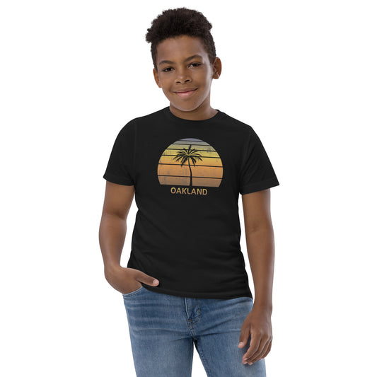 Retro Oakland California Vacation Souvenir Youth Jersey T-Shirt