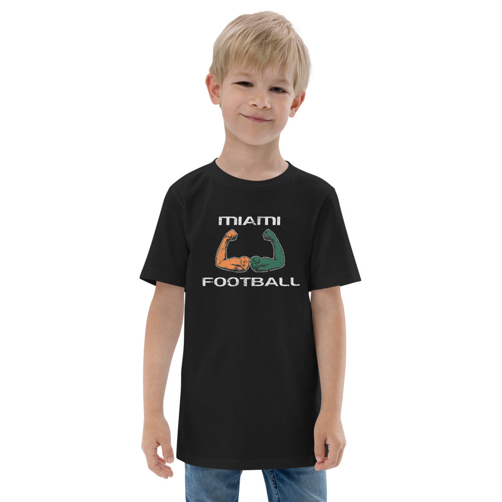 Miami Native 305 Area Code College Football Fan Youth Jersey T-Shirt