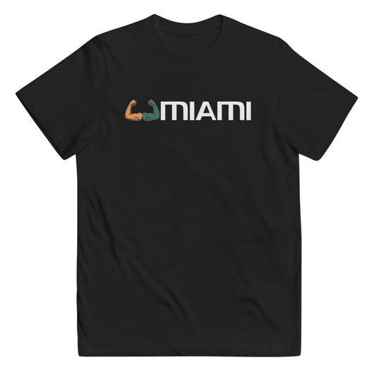 Miami Native 305 Area Code College Football Fan Youth Jersey T-Shirt