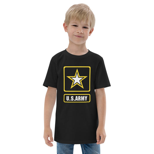 U.S. Army Military Service Active Retired Veteran Appreciation Youth Jersey T-Shirt