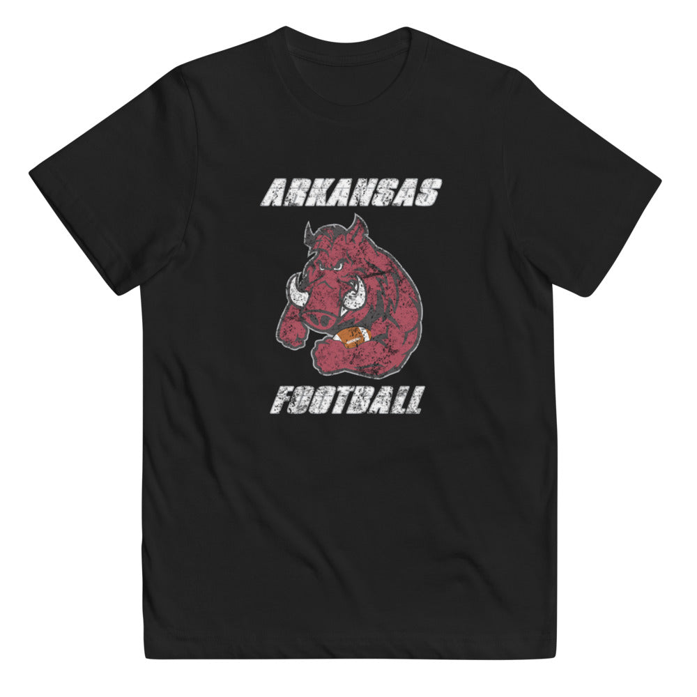 State Of Arkansas Native Football Fan Youth Jersey T-Shirt