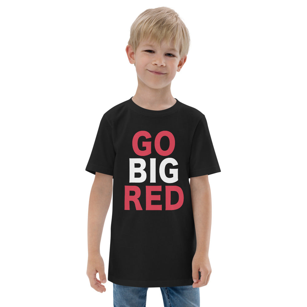 Nebraska Fan College Slogan Football Youth Jersey T-Shirt