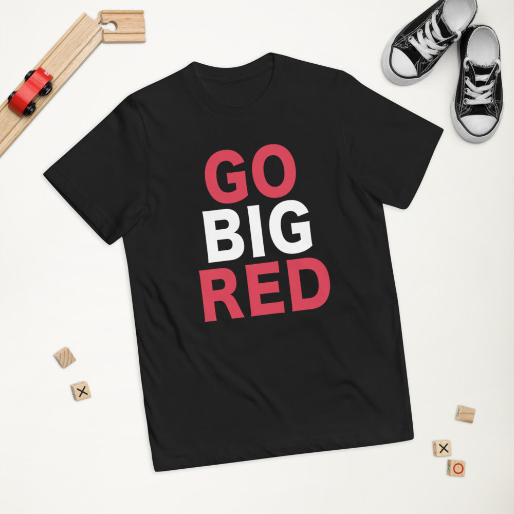 Nebraska Fan College Slogan Football Youth Jersey T-Shirt