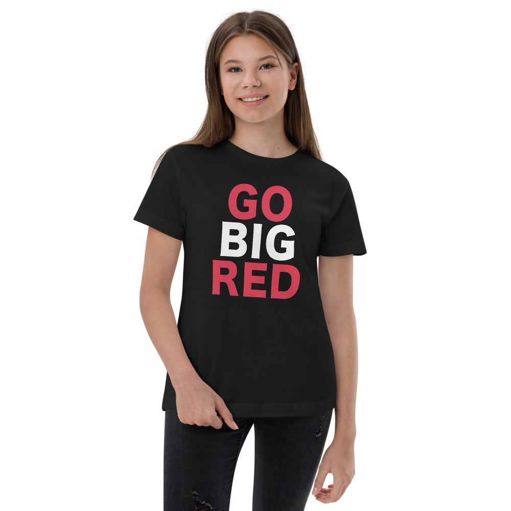 Nebraska Fan College Slogan Football Youth Jersey T-Shirt