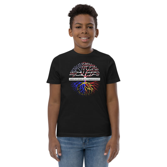 Comanche Indian Native American Tribe Ancestry Heritage Youth Jersey T-Shirt