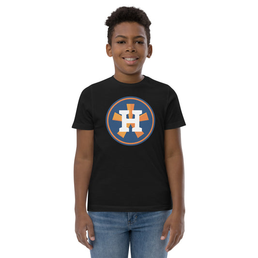 Anti Houston Asterisk Funny Baseball Fan Youth Jersey T-Shirt