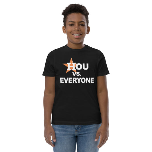 Houston Versus Everyone Funny Baseball Fan Youth Jersey T-Shirt