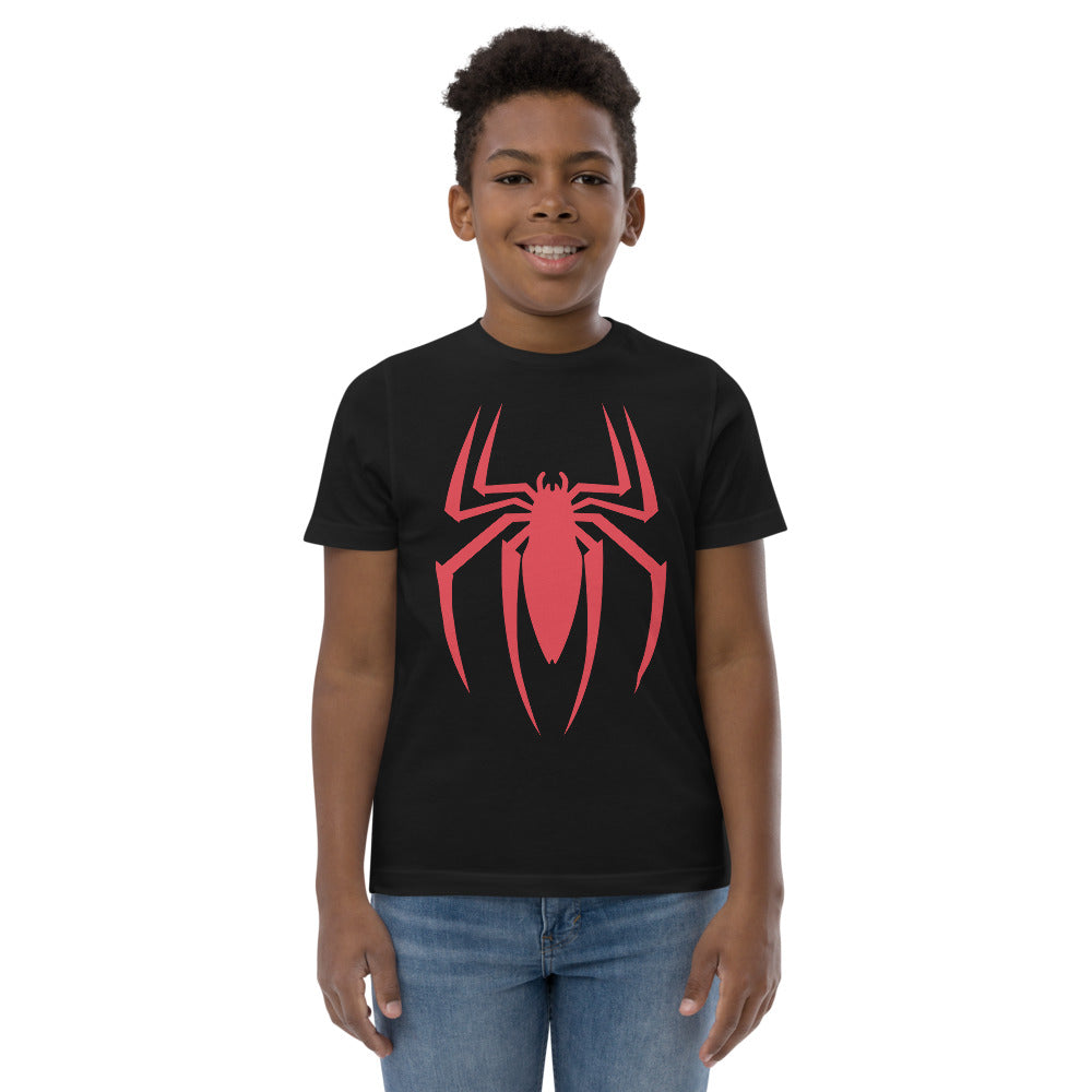 Cool Spider Graphic Novelty Print Fan Kids Youth Jersey T-Shirt