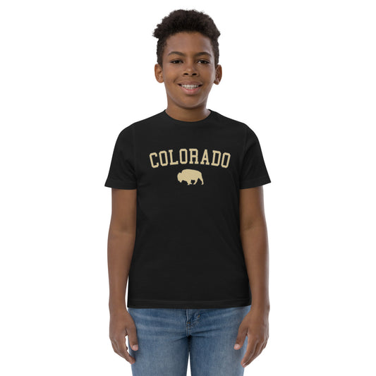 Cool State Colorado Native Buffalo Fans Youth Jersey T-Shirt