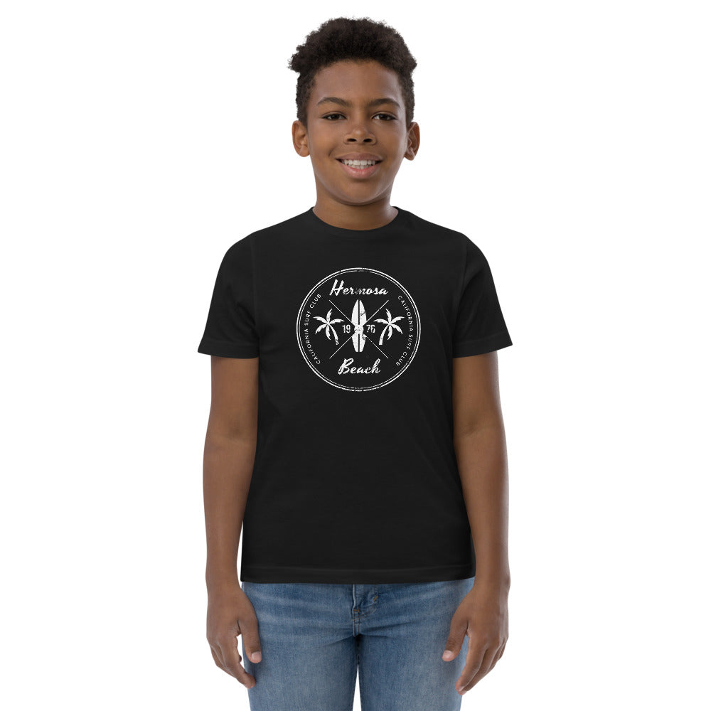 Retro Hermosa Beach California Surfing Fan  Youth Jersey T-Shirt