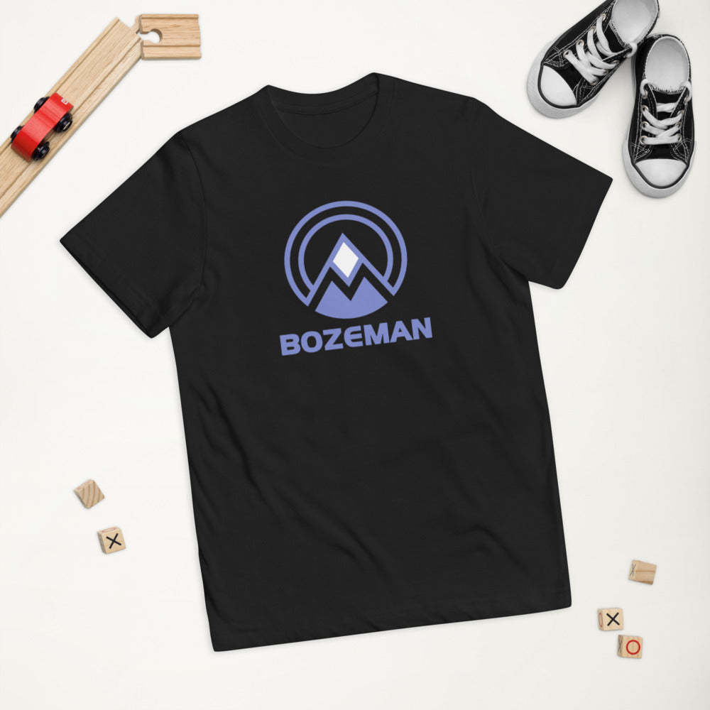 Bozeman Montana Skiing Snowboarding Fan Youth Jersey T-Shirt