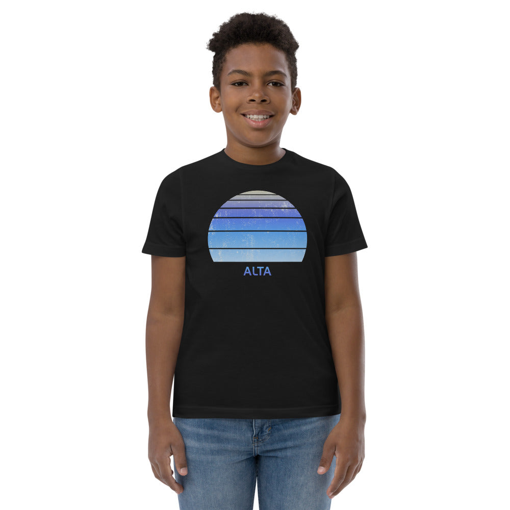 Retro Alta Utah Ski Skiing Fan Youth Jersey T-Shirt