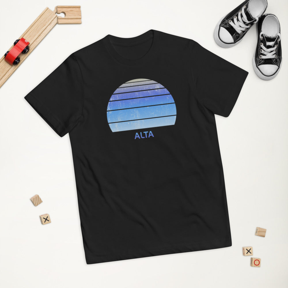 Retro Alta Utah Ski Skiing Fan Youth Jersey T-Shirt