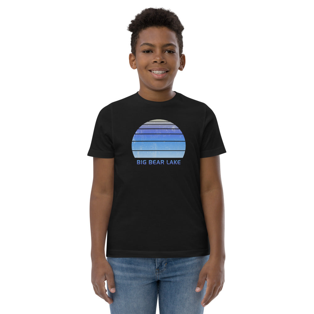 Retro Big Bear Lake California Ski Skiing Fan Youth Jersey T-Shirt