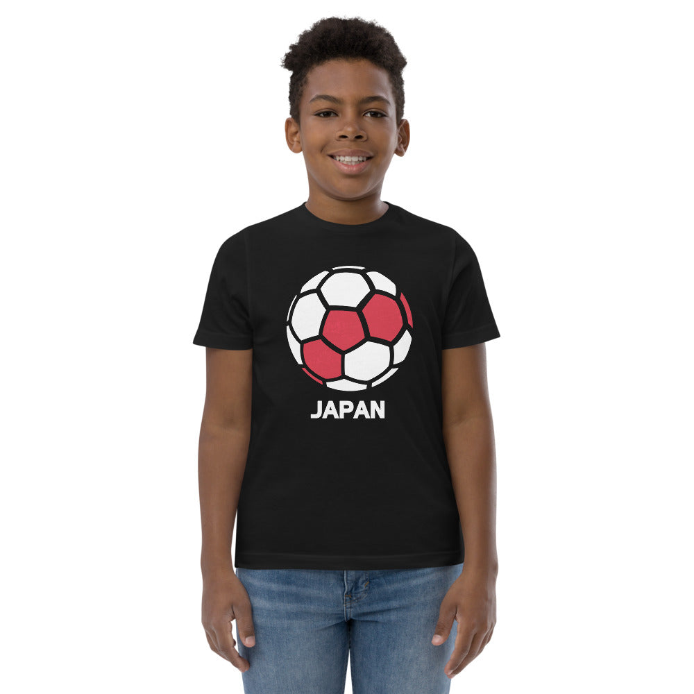 Japan National Soccer Team Football Country Flag Pride Youth Jersey T-Shirt