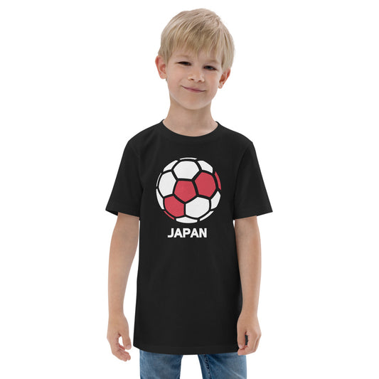 Japan National Soccer Team Football Country Flag Pride Youth Jersey T-Shirt