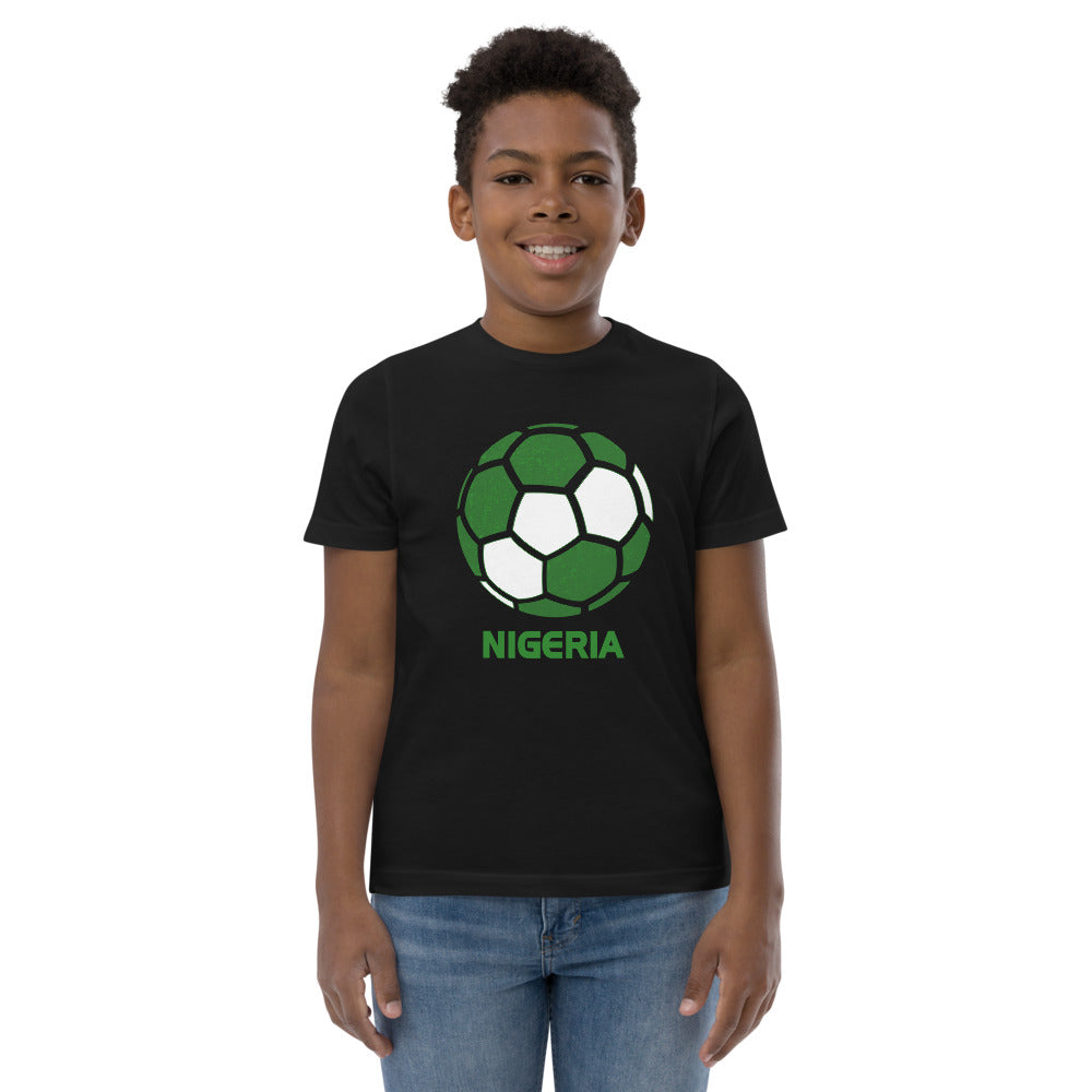 Nigeria National Soccer Team Football Country Flag Pride Youth Jersey T-Shirt