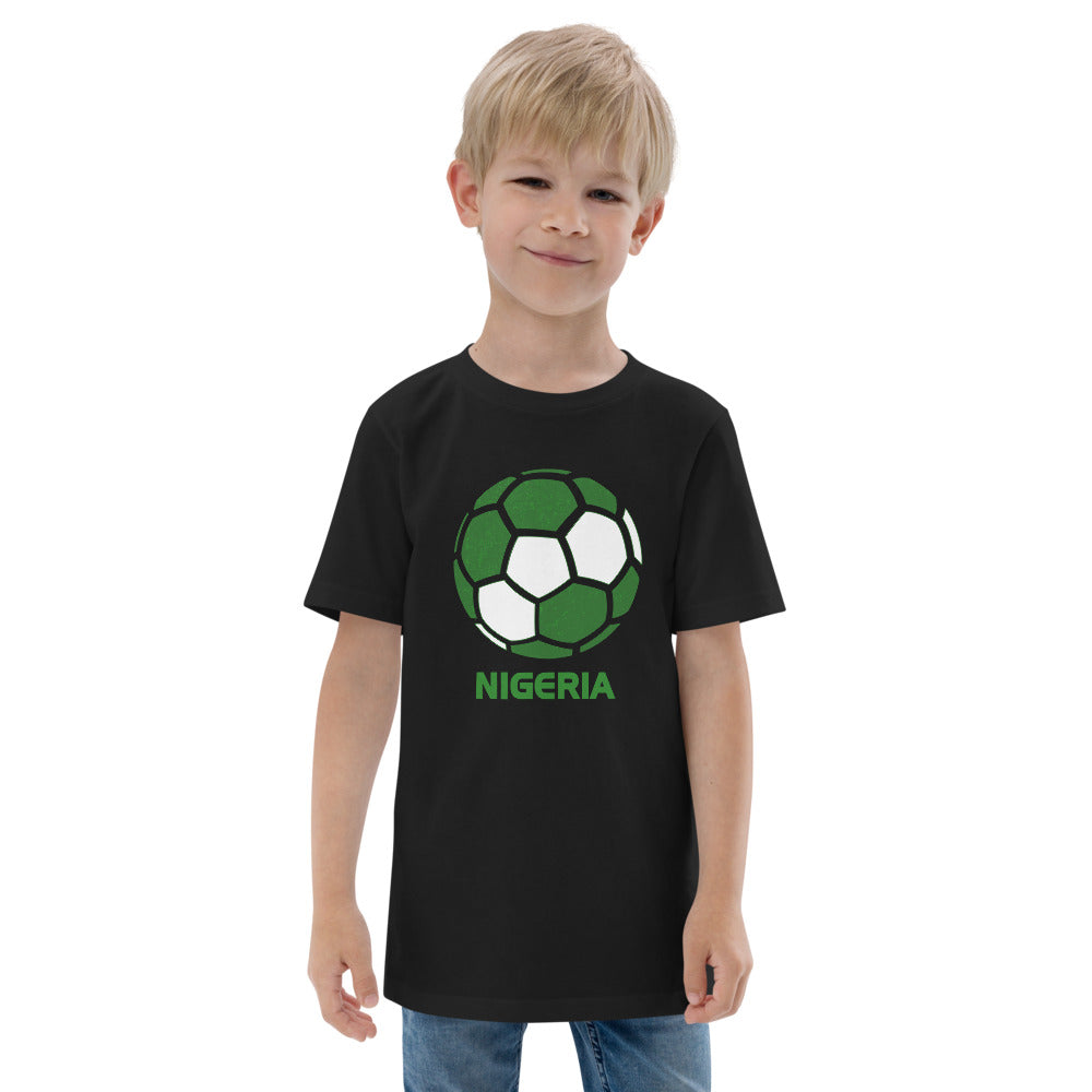 Nigeria National Soccer Team Football Country Flag Pride Youth Jersey T-Shirt