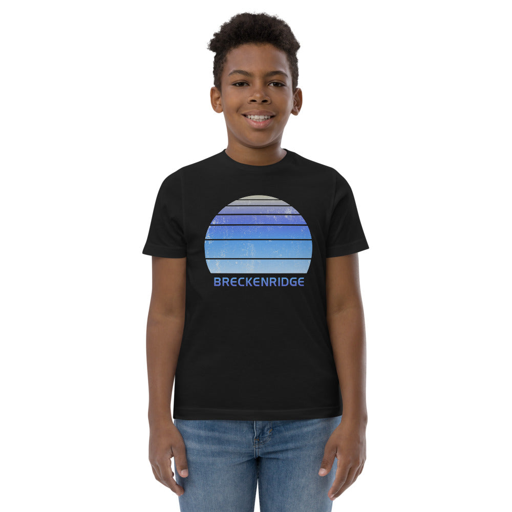 Retro Breckenridge Colorado Ski Skiing Fan Youth Jersey T-Shirt