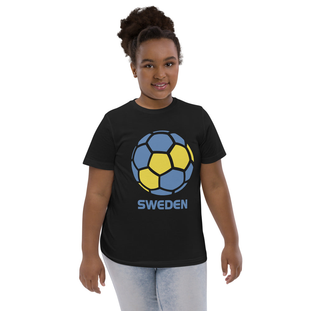 Sweden National Soccer Team Football Country Flag Pride Youth Jersey T-Shirt