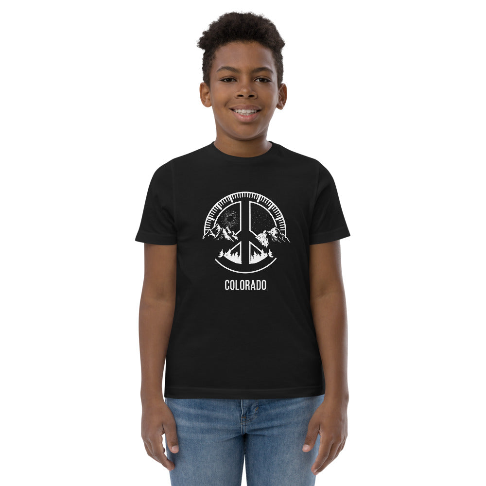 Colorado Skiing Snowboarding Camping Fan Youth Jersey T-Shirt