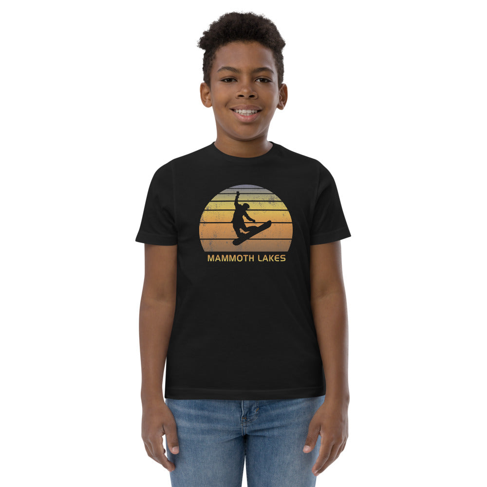 Retro Mammoth Lakes California Snowboarding Fan Youth Jersey T-Shirt