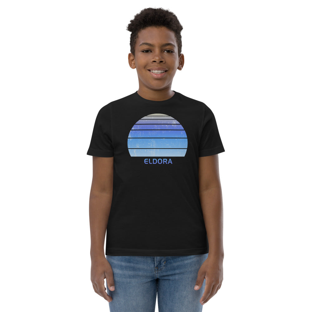 Retro Eldora Colorado Ski Skiing Fan Youth Jersey T-Shirt