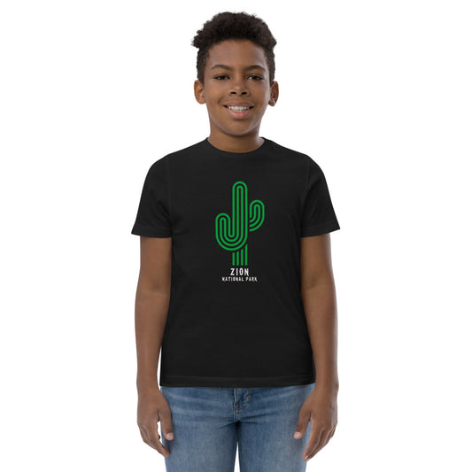Zion National Park Utah Graphic Print Youth Jersey T-Shirt