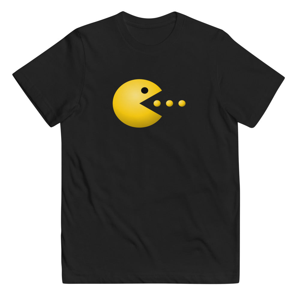 Retro Old School Video Game Fan Arcade Pac Man Gamer Youth Jersey T-Shirt