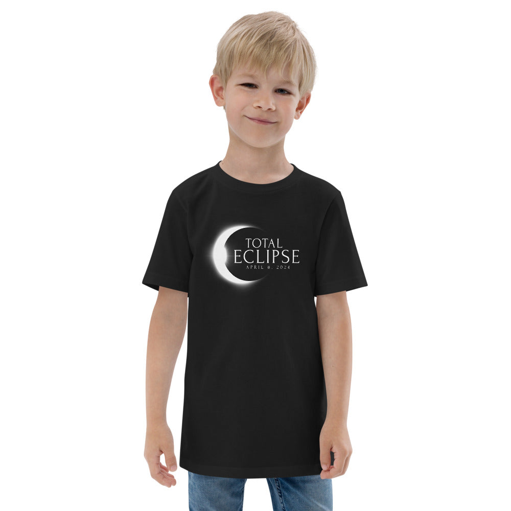 Total Eclipse April 8 2024 Memento Souvenir Youth Jersey T-Shirt