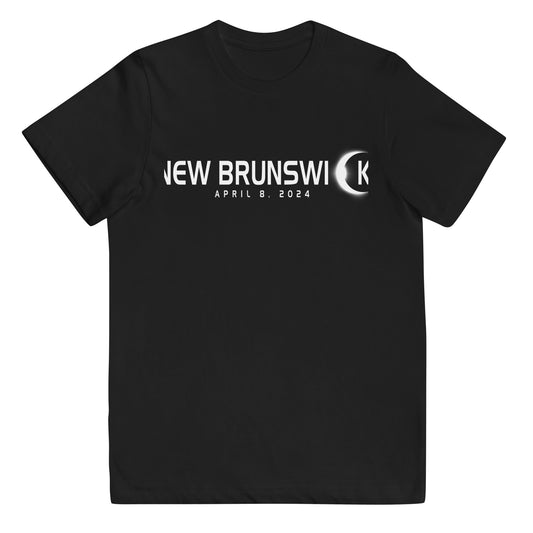 New Brunswick Canada Eclipse Souvenir April 8th 2024 Youth Jersey T-Shirt