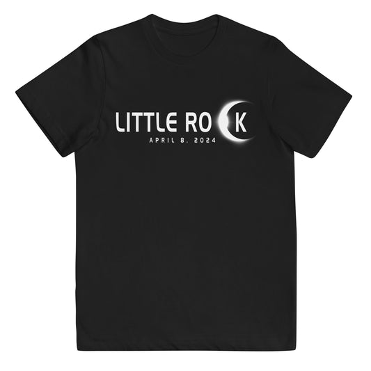 Little Rock Arkansas Eclipse Souvenir April 8th 2024 Youth Jersey T-Shirt