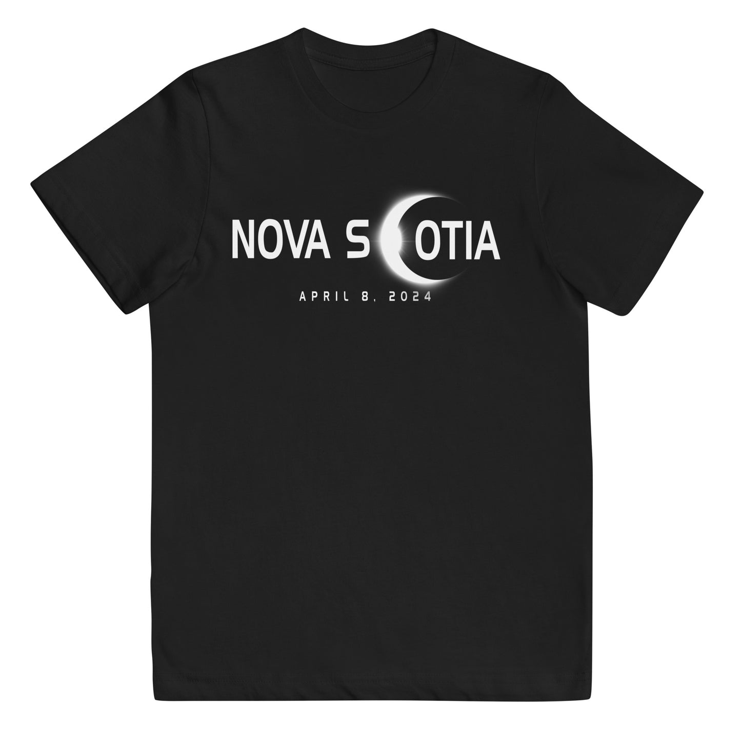 Nova Scotia Canada Eclipse Souvenir April 8th 2024 Youth Jersey T-Shirt