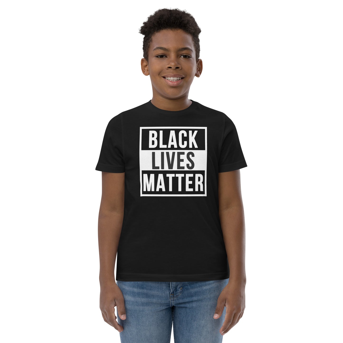 Black Lives Matter African American Pride Protest Youth Jersey T-Shirt