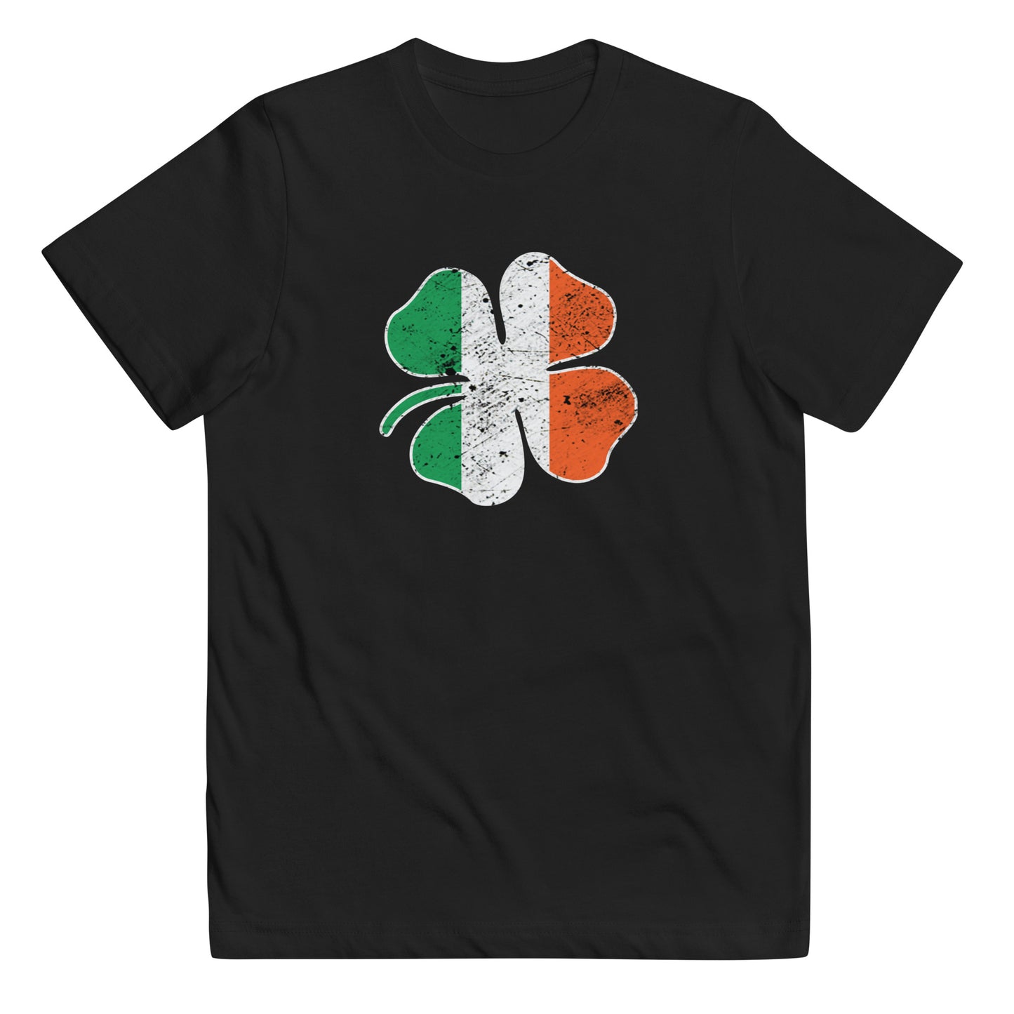 St. Patrick's Day Irish Flag Clover Shamrock Youth Jersey T-Shirt