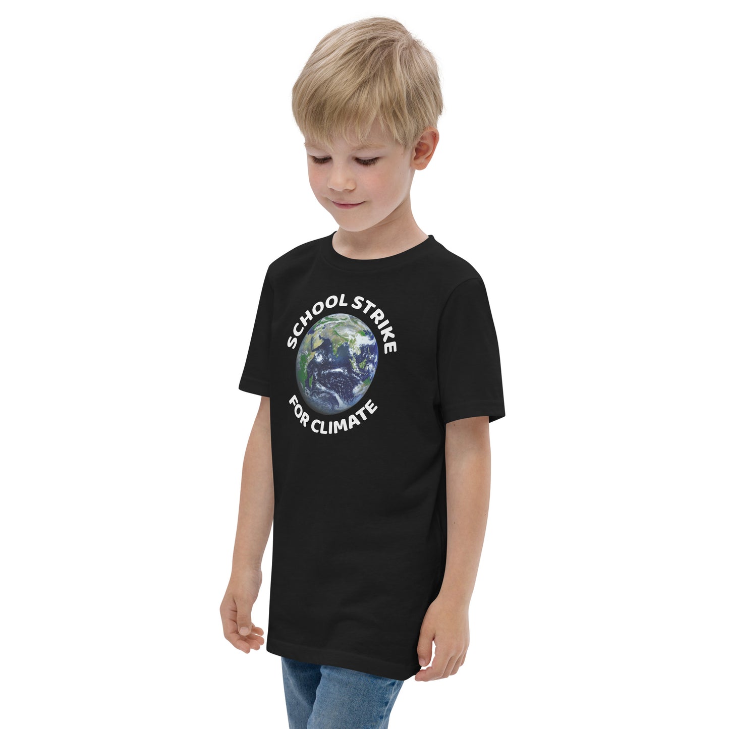 School Strike For Climate Awareness Global Movement Youth Jersey T-Shirt