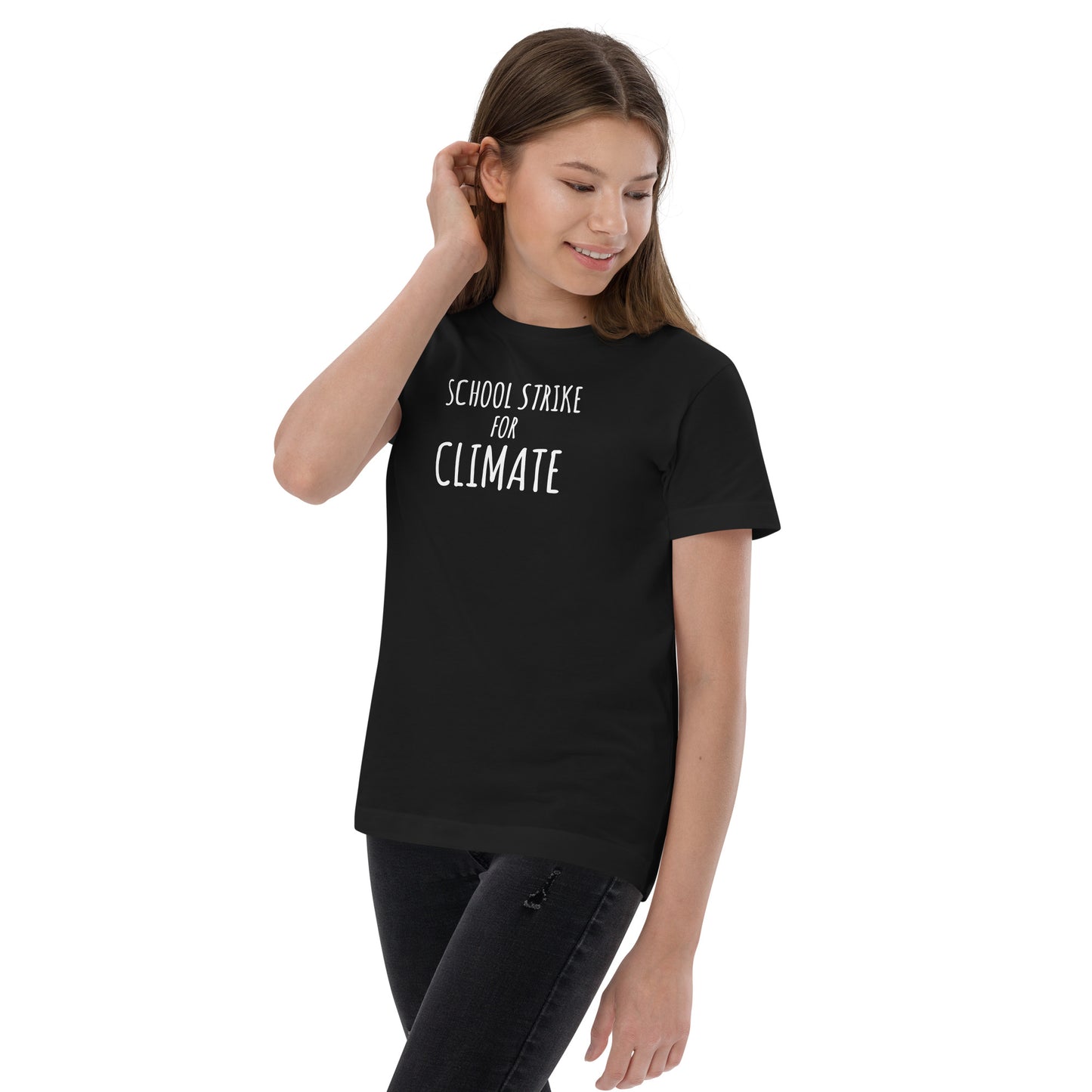 School Strike For Climate Change Movement Youth Jersey T-Shirt