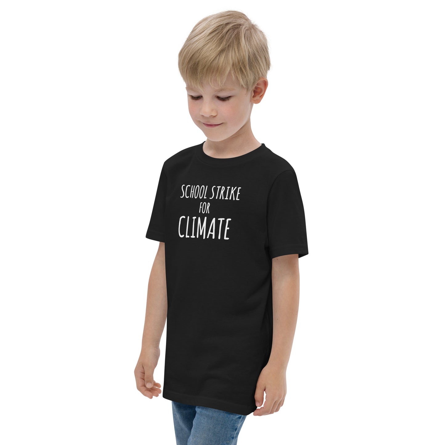 School Strike For Climate Change Movement Youth Jersey T-Shirt