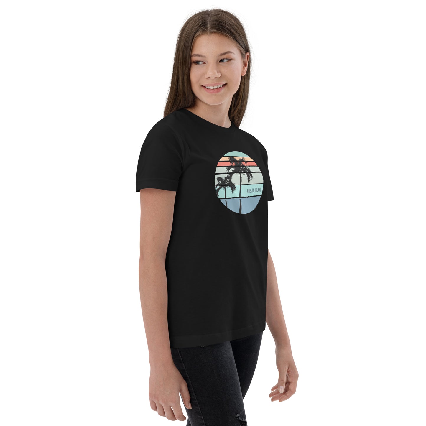 Amelia Island Florida Artistic Vacation Souvenir Youth Jersey T-Shirt