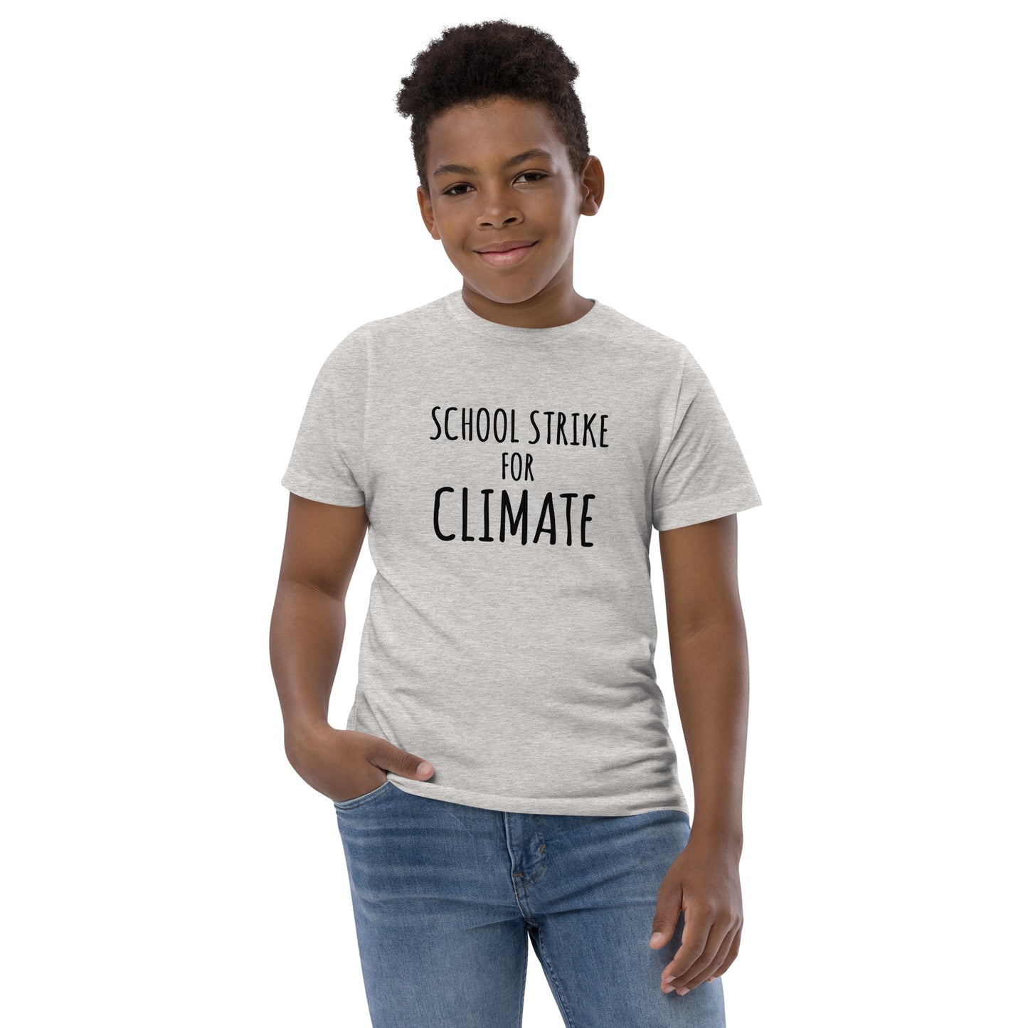 School Strike For Climate Change Movement Youth Jersey T-Shirt