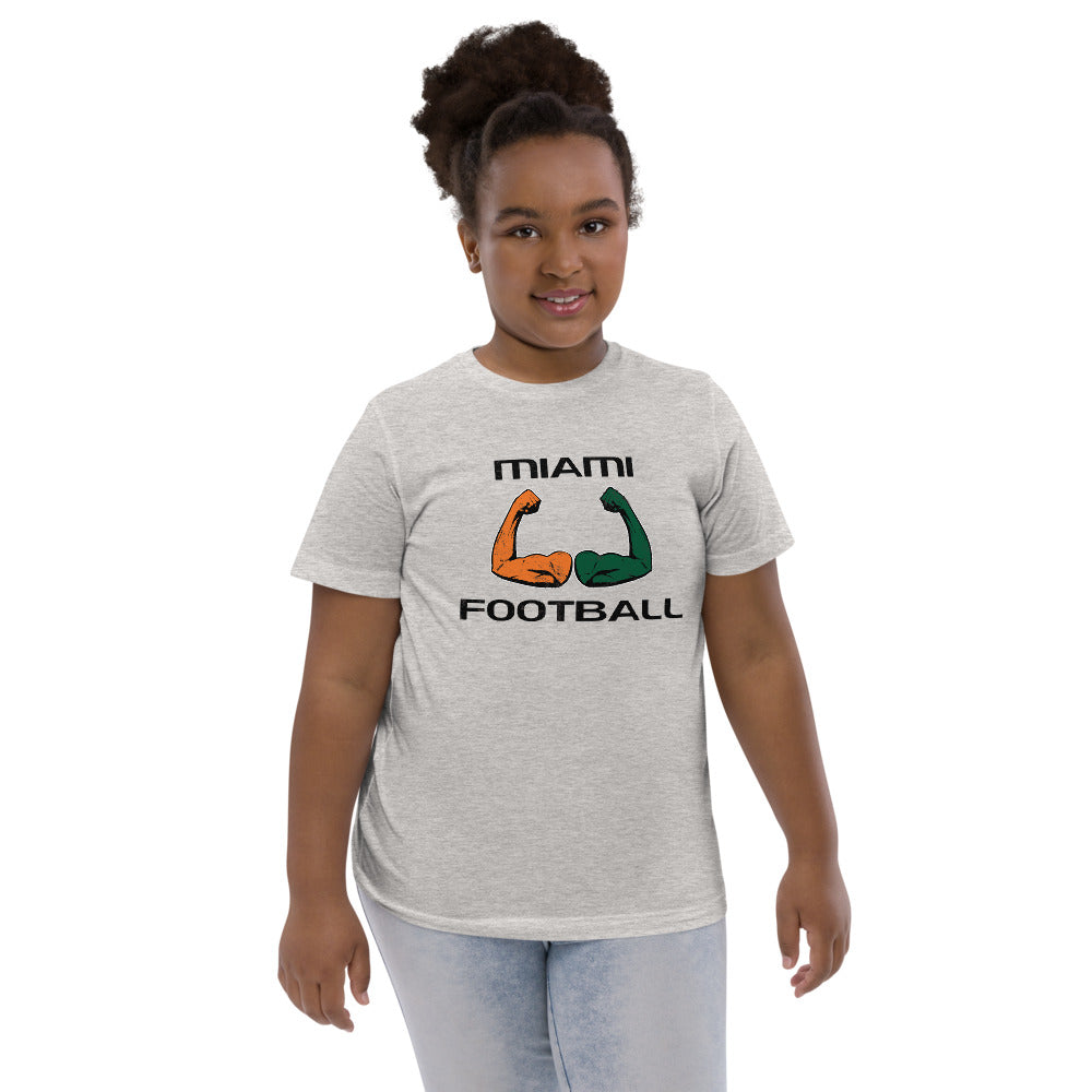 Miami Native 305 Area Code College Football Fan Youth Jersey T-Shirt